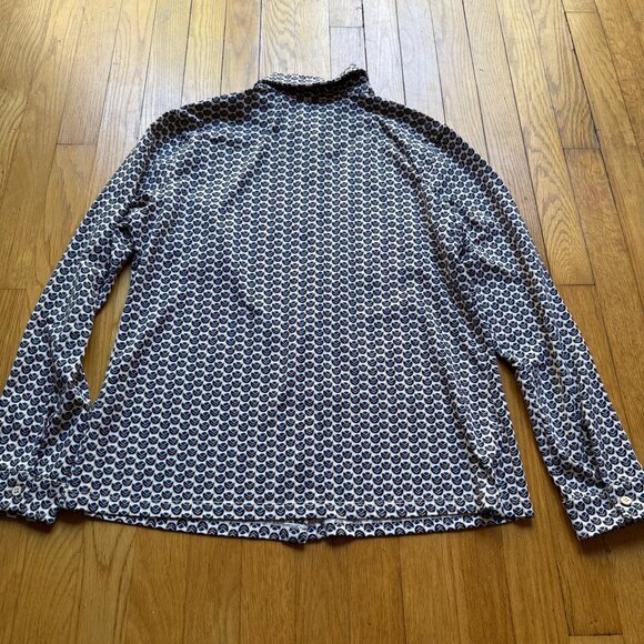 J.McLaughlin Size L Multi Geo Mod Catalina Cloth Long Sleeve Button-Up Shirt - Picture 11 of 16